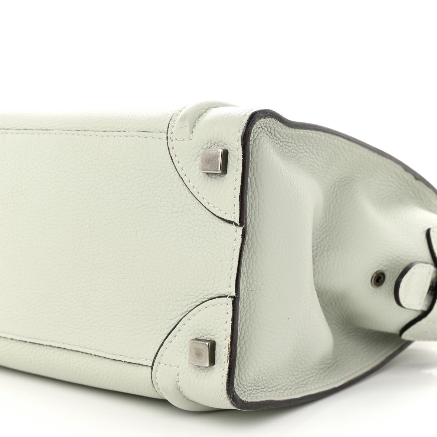 Drummed Calfskin Micro Luggage Lune