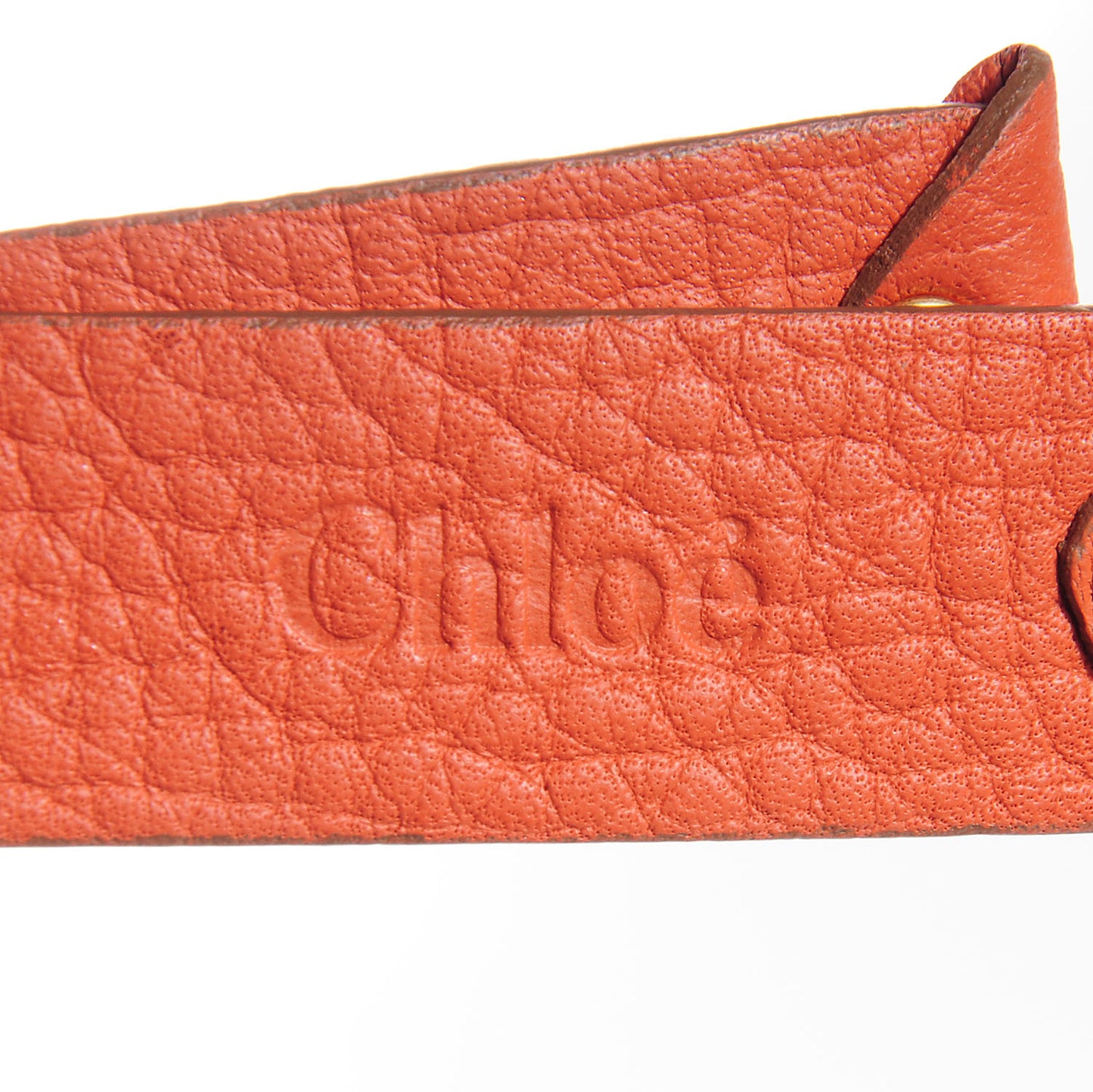 Calfskin Large Marcie Satchel Red Bush