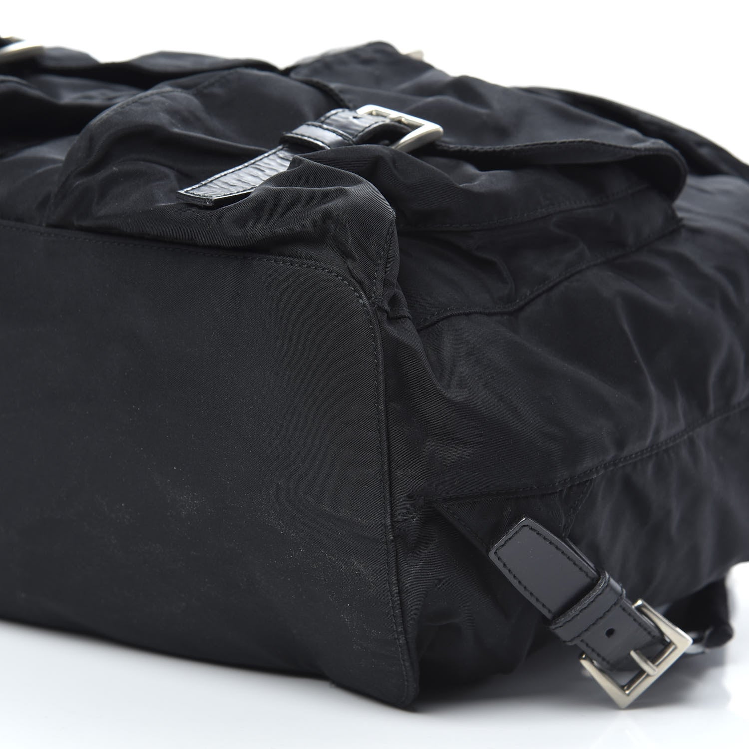 Prada Nylon Vela Medium Backpack Black 7 of 10