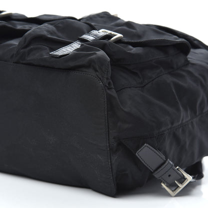 Prada Nylon Vela Medium Backpack Black 7 of 10