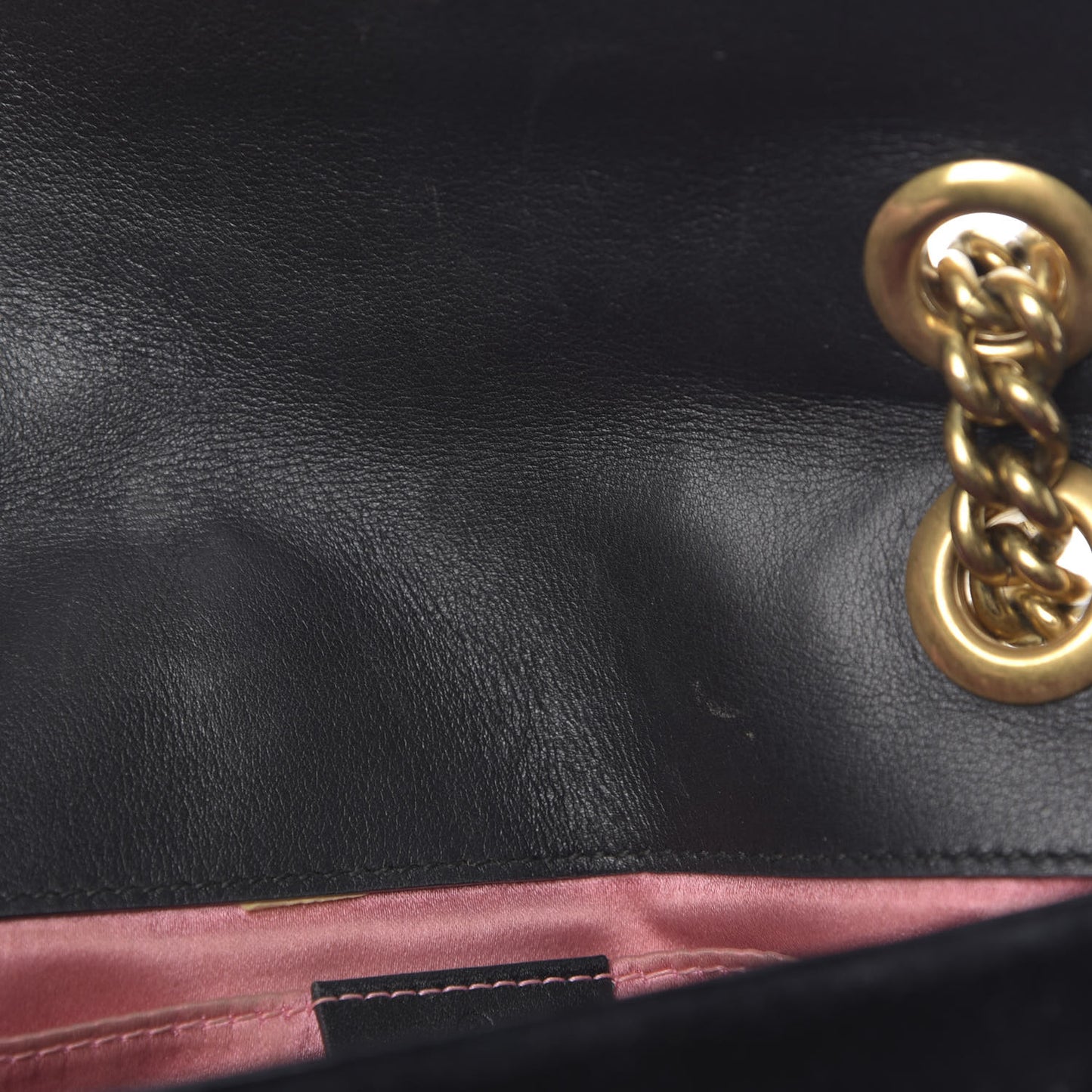 Velvet Matelasse Mini GG Marmont Shoulder Bag Black