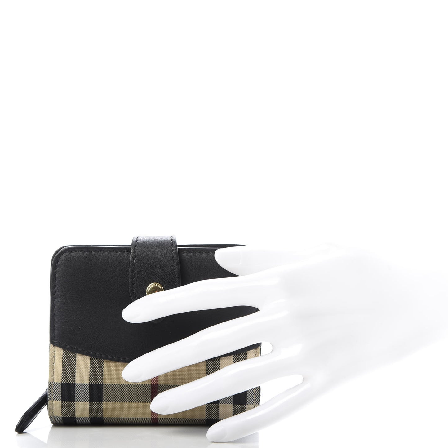 Horseferry Check Finsbury Wallet Black