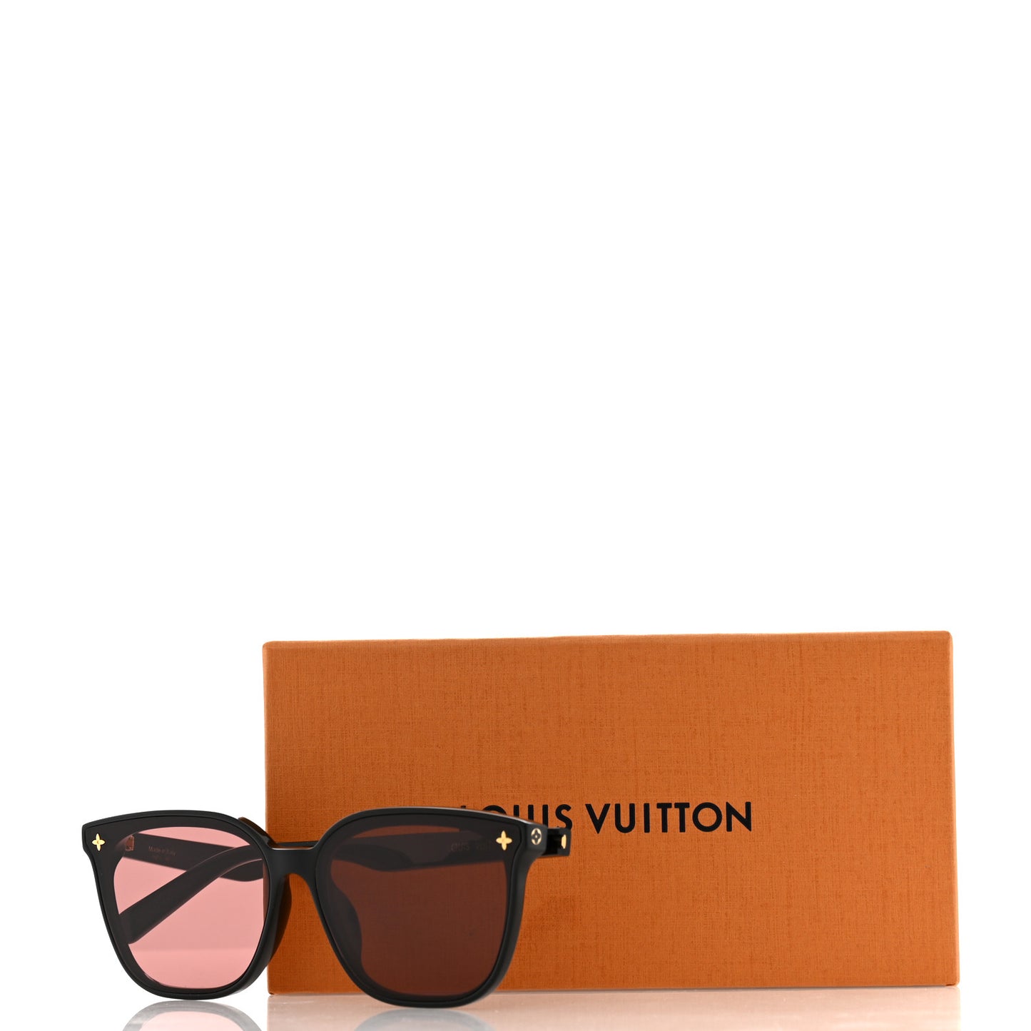 Acetate My Monogram Fame Rectangle Sunglasses Z2152U Black