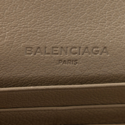 Balenciaga Chevre Gold Metallic Edge Hardware Money Wallet Rose de Sables 6 of 12
