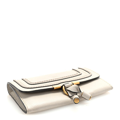 Chloe Calfskin Marcie Continental Flap Wallet Dove 7 of 8