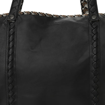 Bottega Veneta Nappa Nylon Medium Reversible Butterfly Shoulder Bag Black Cement 11 of 15