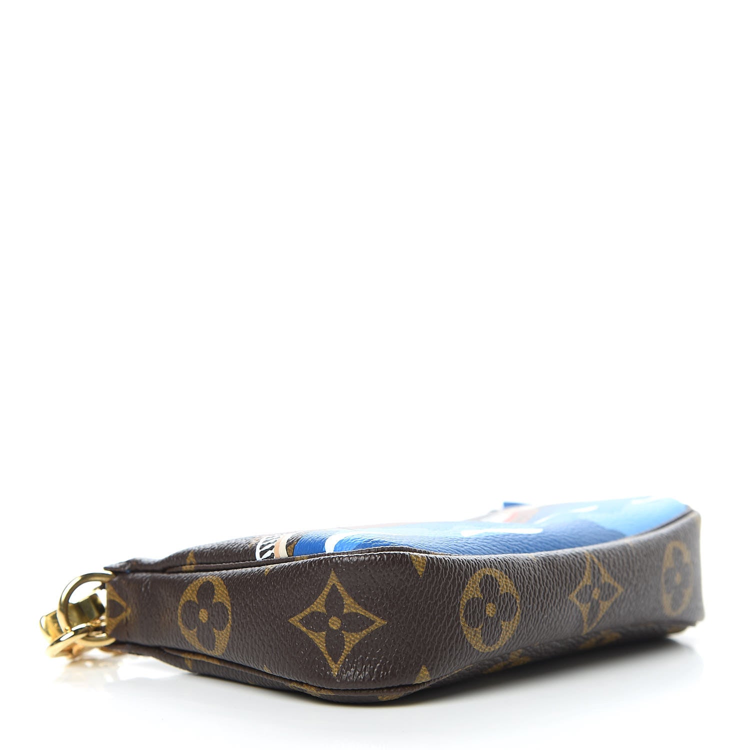 Louis Vuitton Monogram 2019 Christmas Animation Mini Venice Pochette Accessories Blue 4 of 10