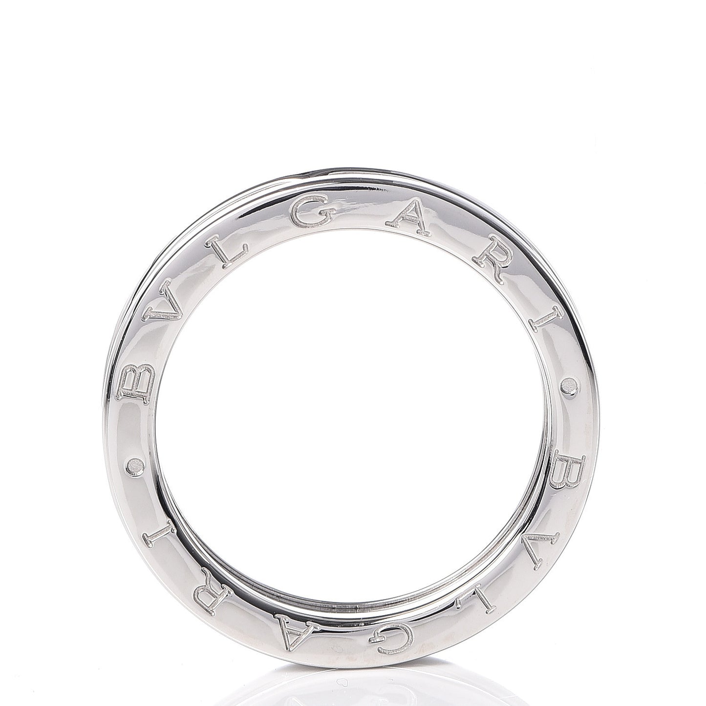 18K White Gold B.Zero1 One-Band Ring 58 8.5