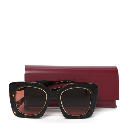 Gucci Acetate Oversize Sunglasses GG1151S  Havana Brown 7 of 7