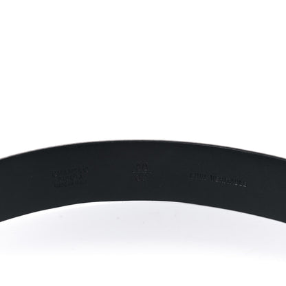 Chanel Calfskin Crystal Metal Quilted CC Belt 80 32 Black 3 of 4
