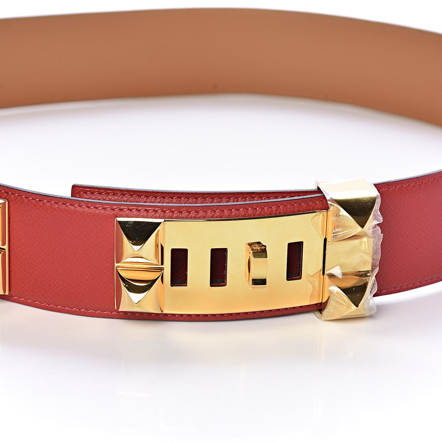 Epsom Collier De Chien CDC Belt 90 Rouge Casaque
