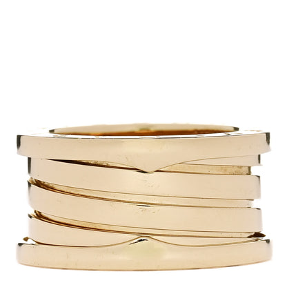 Bulgari 18K Yellow Gold B.Zero1 Four-Band Ring 53 6.25 3 of 6