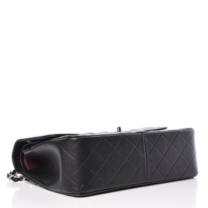 Chanel Caviar Quilted Jumbo Double Flap Black 5 of 10