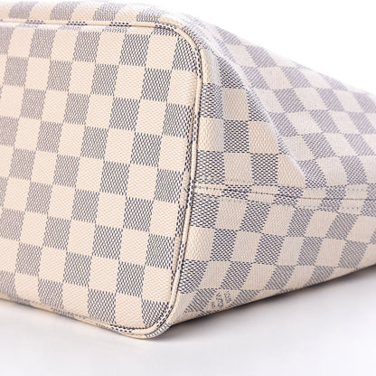 Louis Vuitton Damier Azur Neo Neverfull MM Rose Ballerine 11 of 13