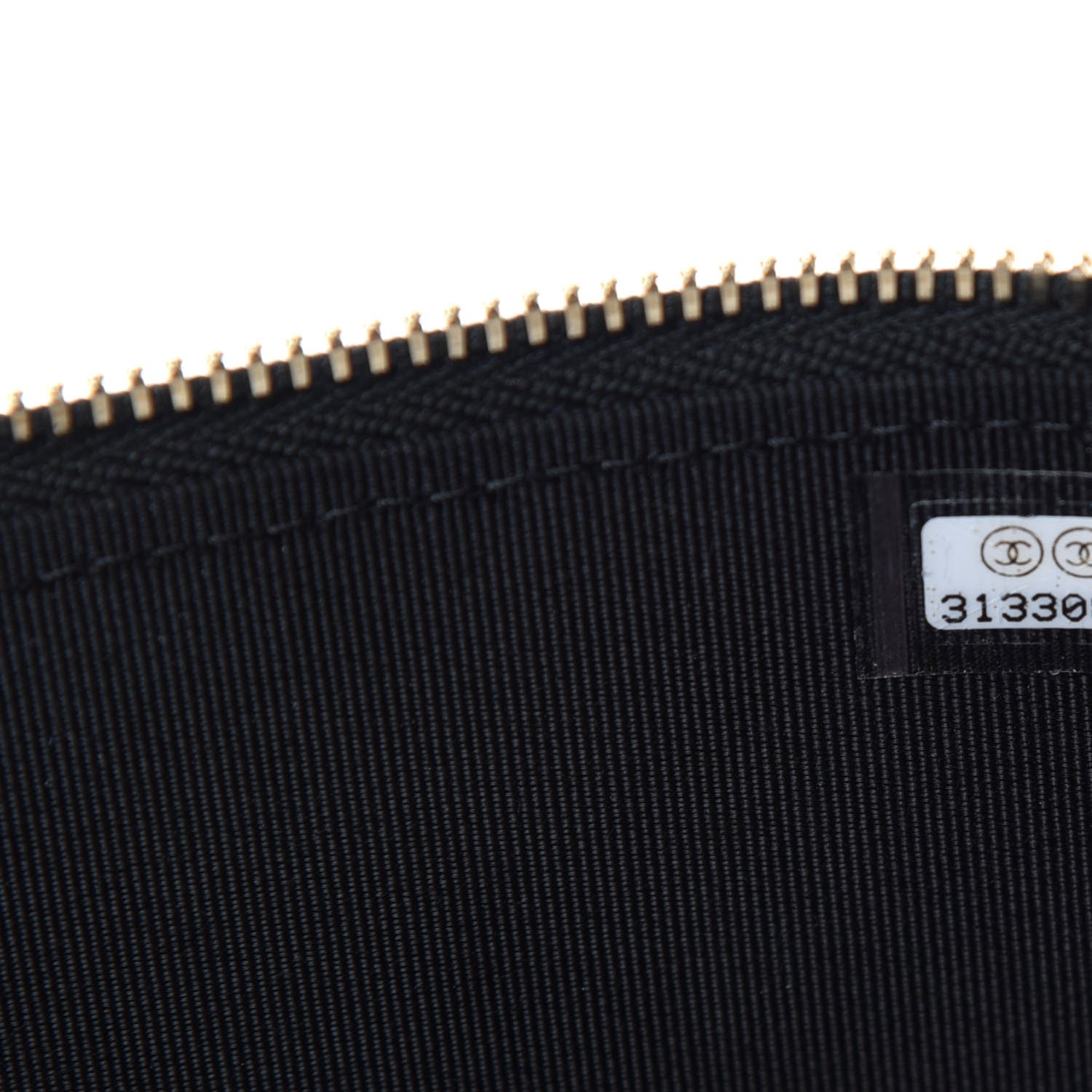 Chanel Lambskin Camellia Embossed Small Vanity Case With Chain Black 9 of 11