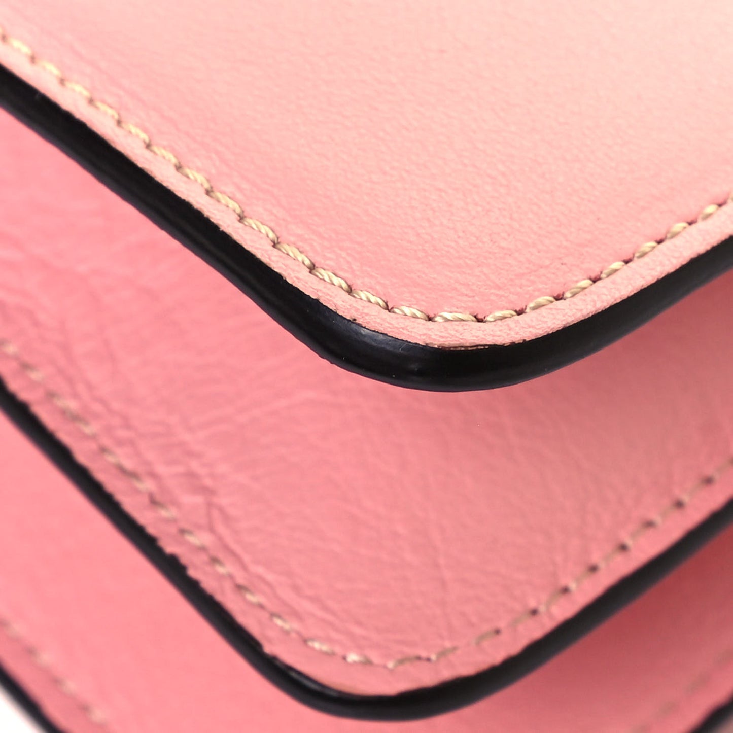 Suede Calfskin Mini Faye Bracelet Bag Washed Pink