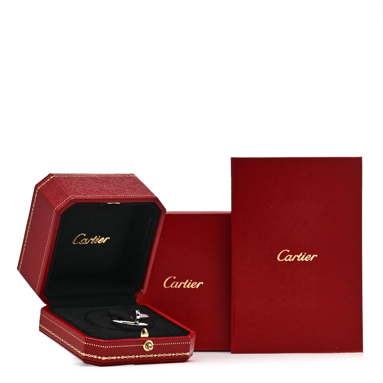Cartier 18K White Gold Juste Un Clou Ring 56 7.5 6 of 6