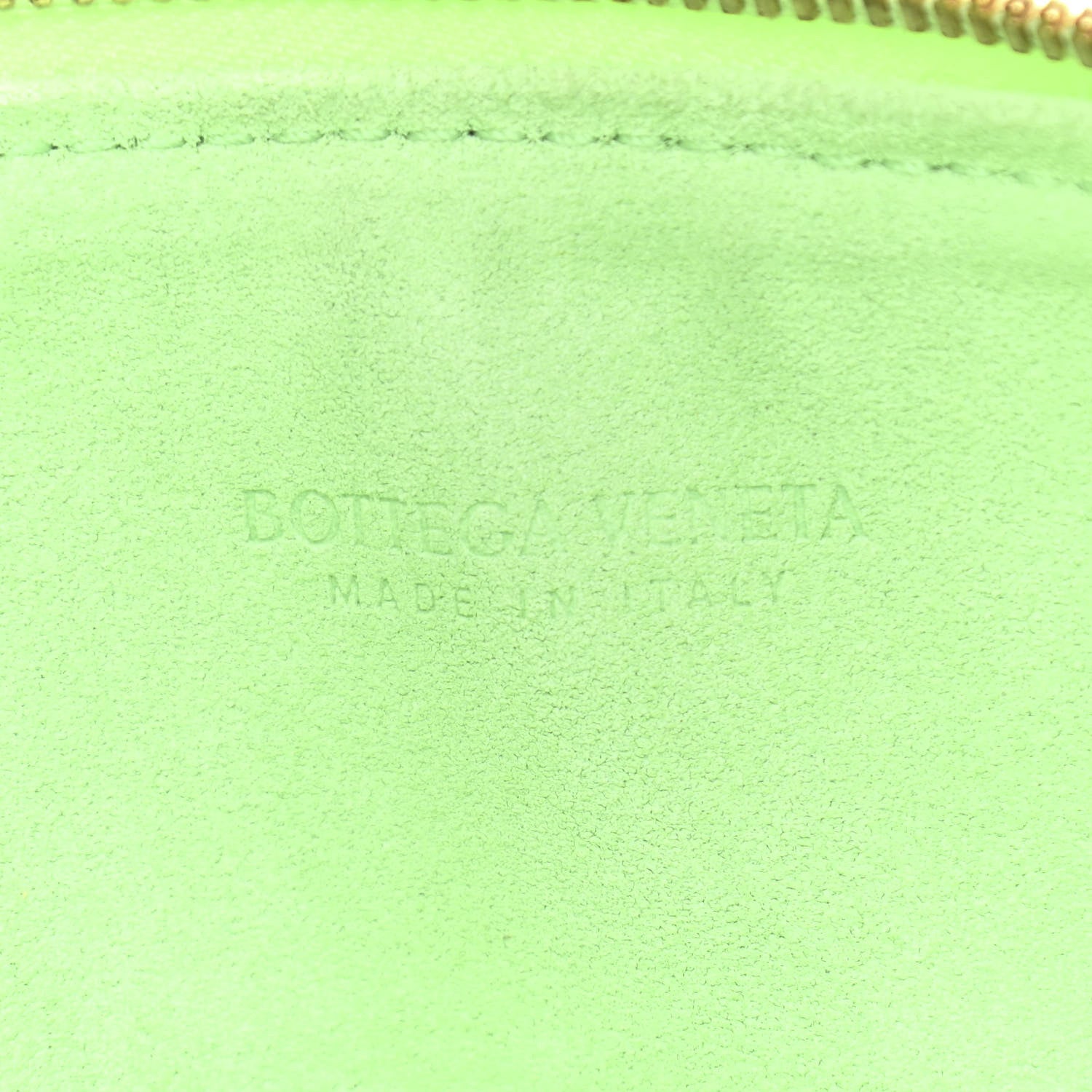 Bottega Veneta Suede Mini Loop Shoulder Bag Teal Washed 6 of 10