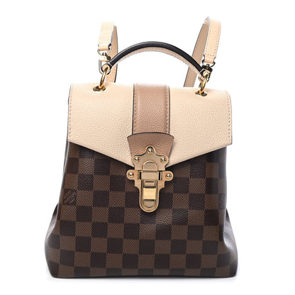 Louis Vuitton Damier Ebene Clapton Backpack Creme 1 of 9