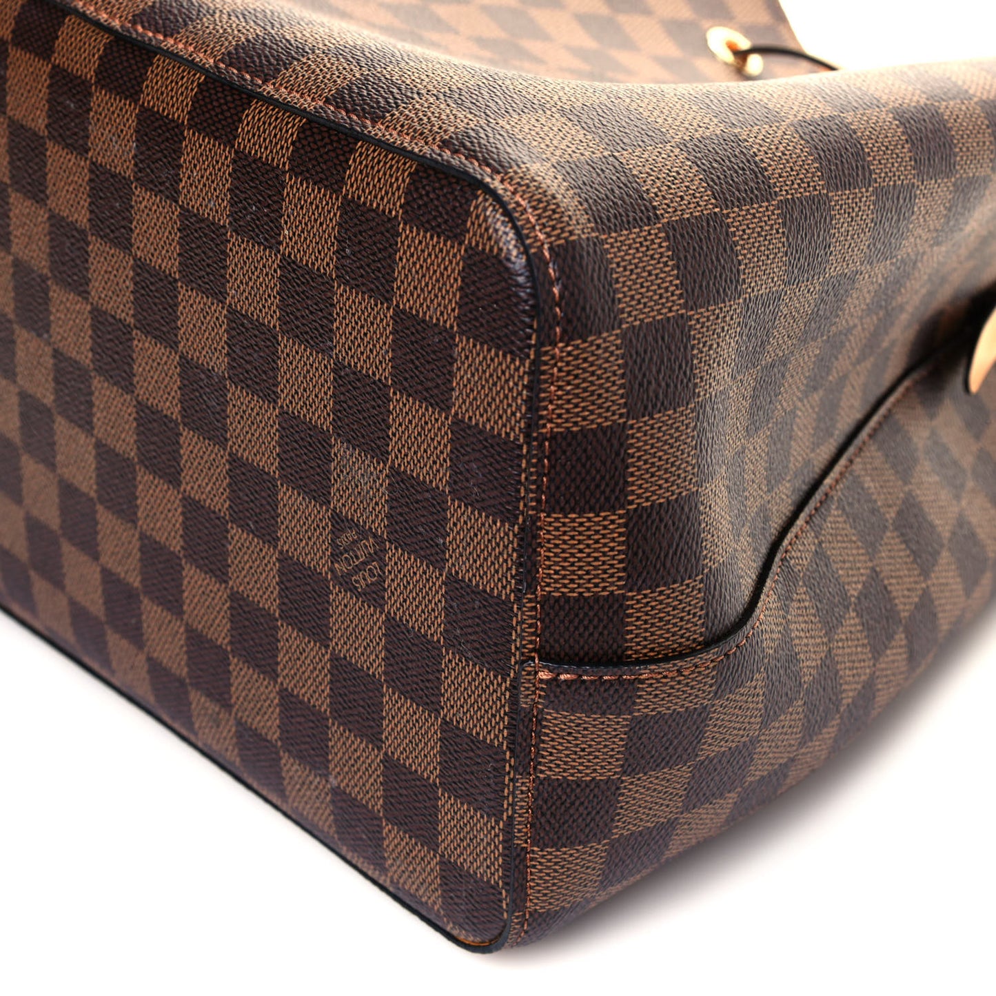 Damier Ebene Neonoe MM Safran
