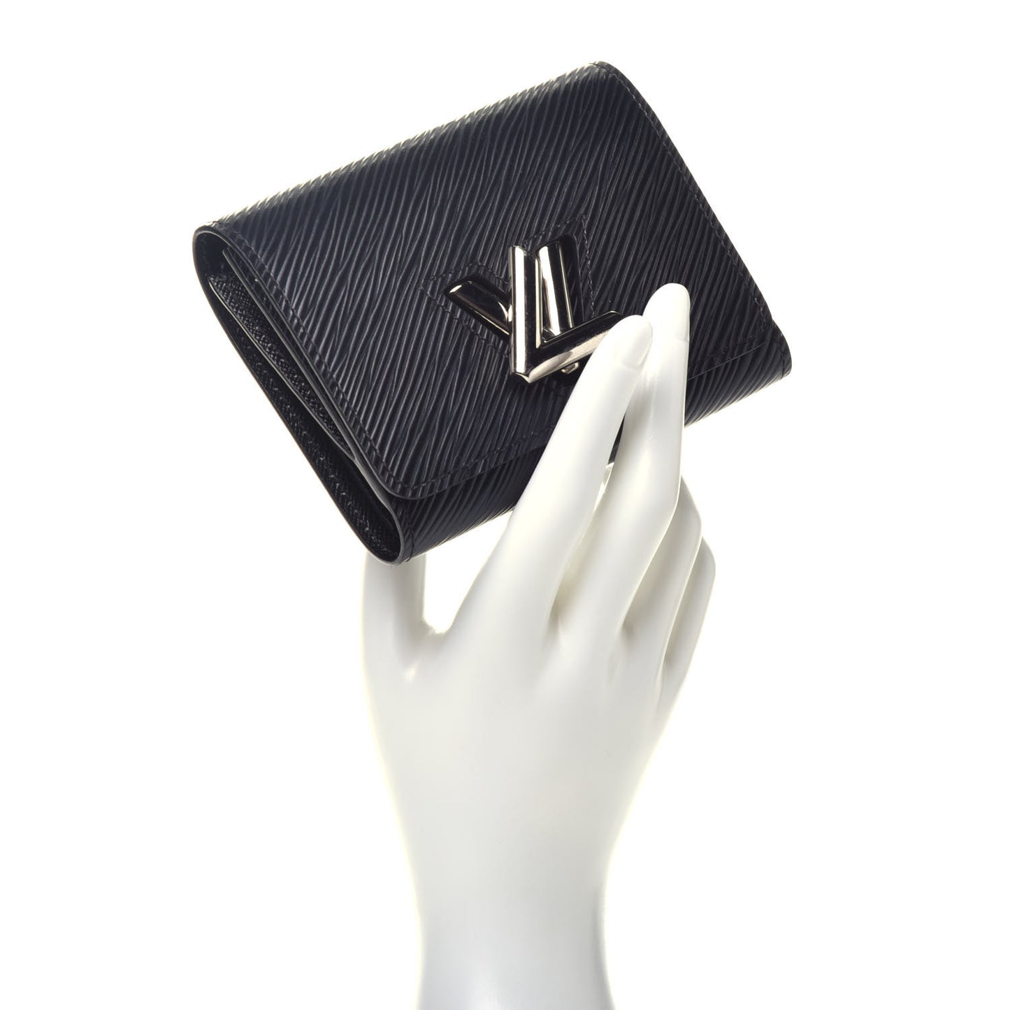 Epi Twist Compact Wallet Black