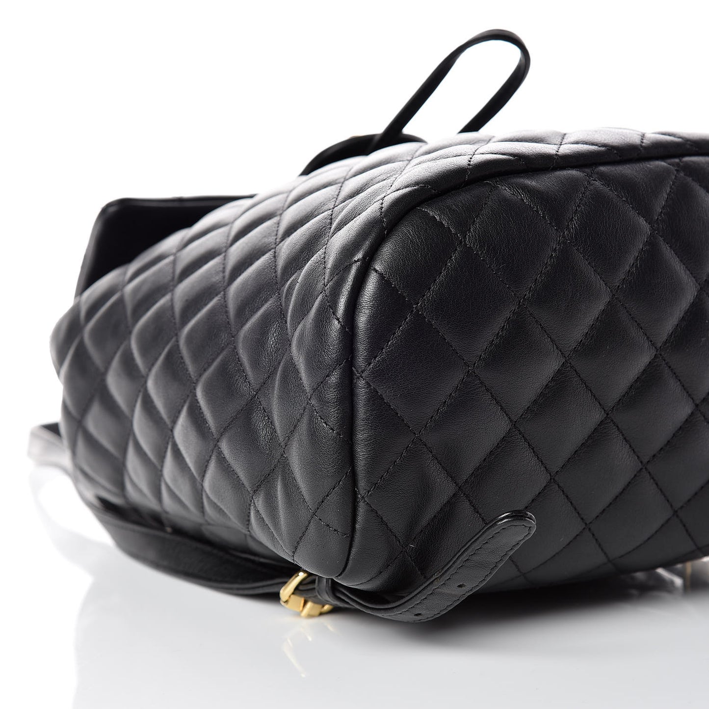 Lambskin Quilted Small Urban Spirit Backpack Black