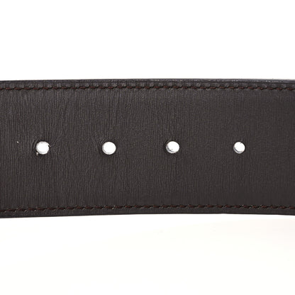 Hermes Box Chamonix 42mm Constance Belt 90 36 Black Chocolate 5 of 9
