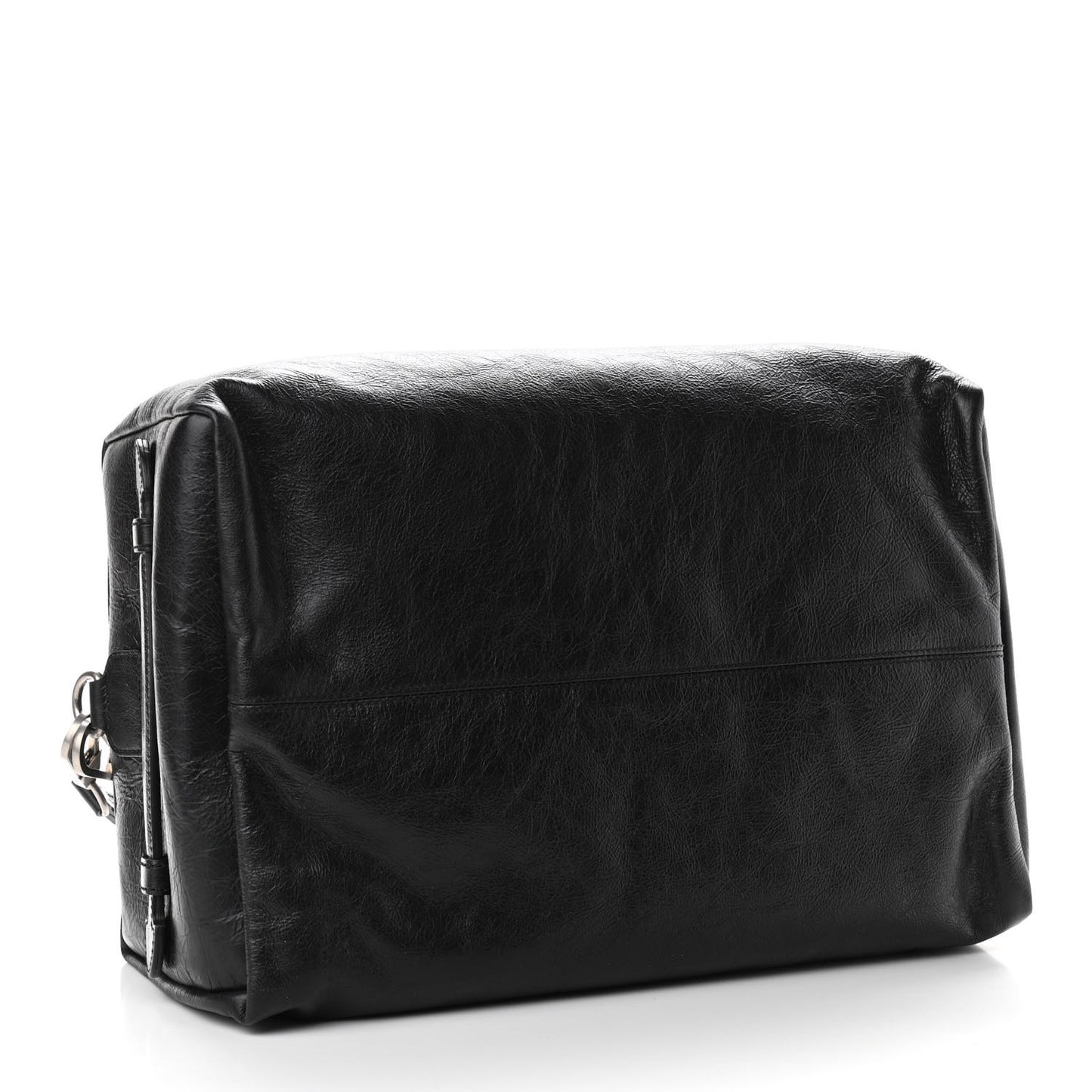 Fluffy Calfskin Morpheus Convertible Backpack Black