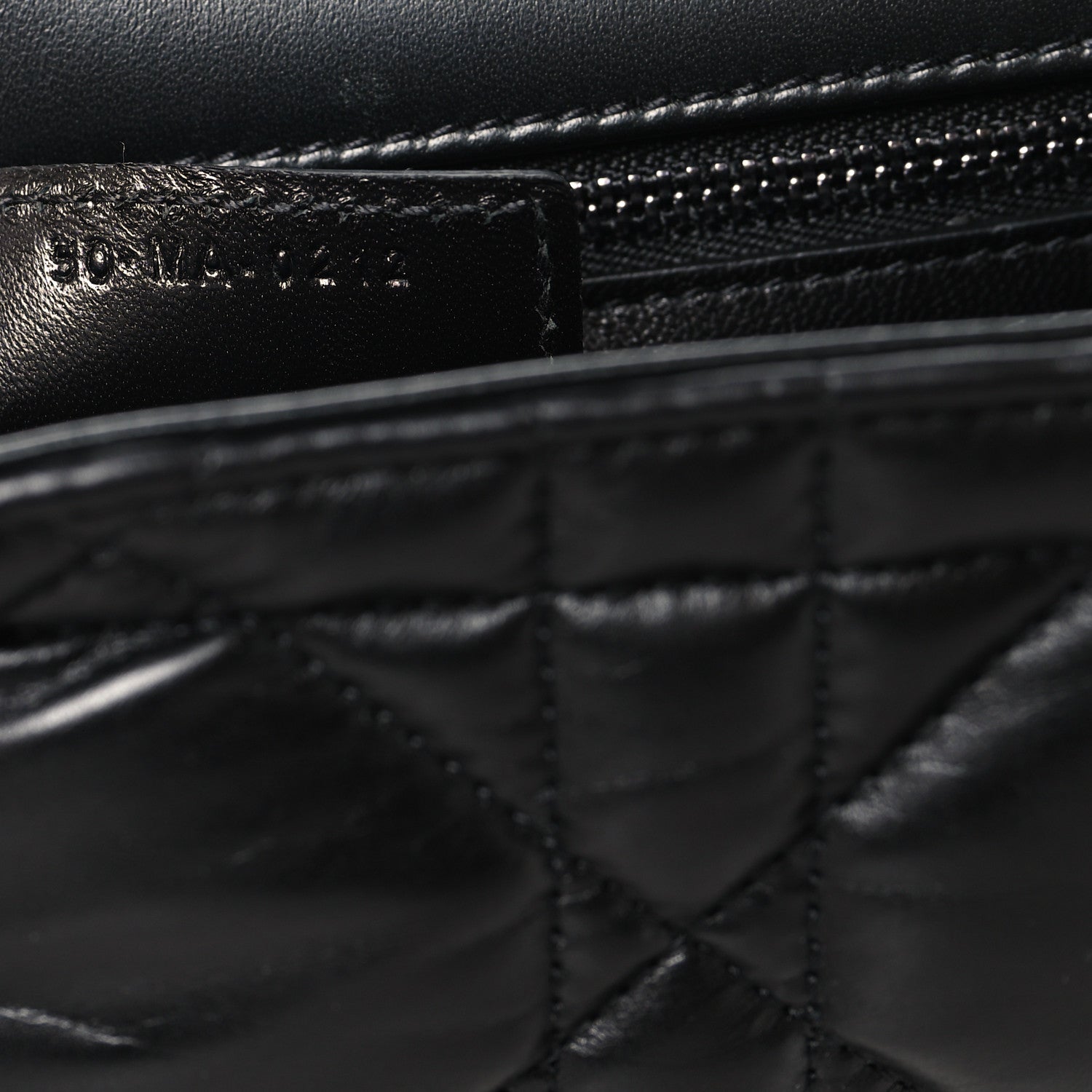 Christian Dior Calfskin Macrocannage Large Caro Bag Black 7 of 10