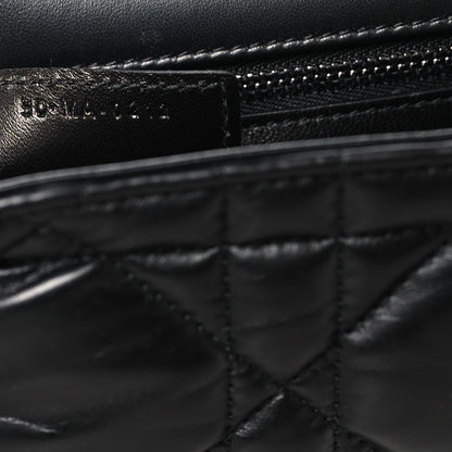 Christian Dior Calfskin Macrocannage Large Caro Bag Black 7 of 10