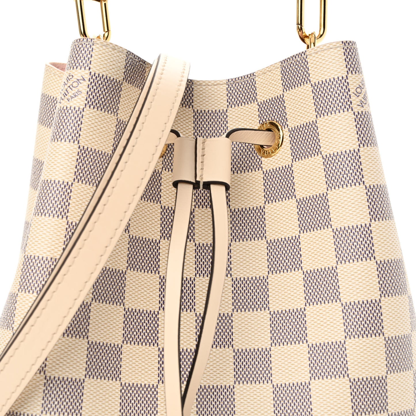 Damier Azur Braided Neonoe BB Pink