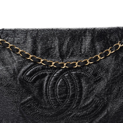 Chanel Vinyl Medium Rock and Chain Flap Black 9 of 10