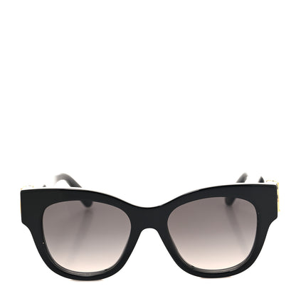 Louis Vuitton Acetate LV Link Square Sunglasses Z1568W Black 2 of 7