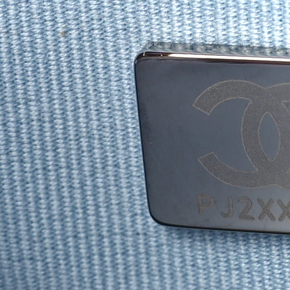 Chanel Lambskin Quilted Medium Chanel 19 Flap Light Blue 7 of 10