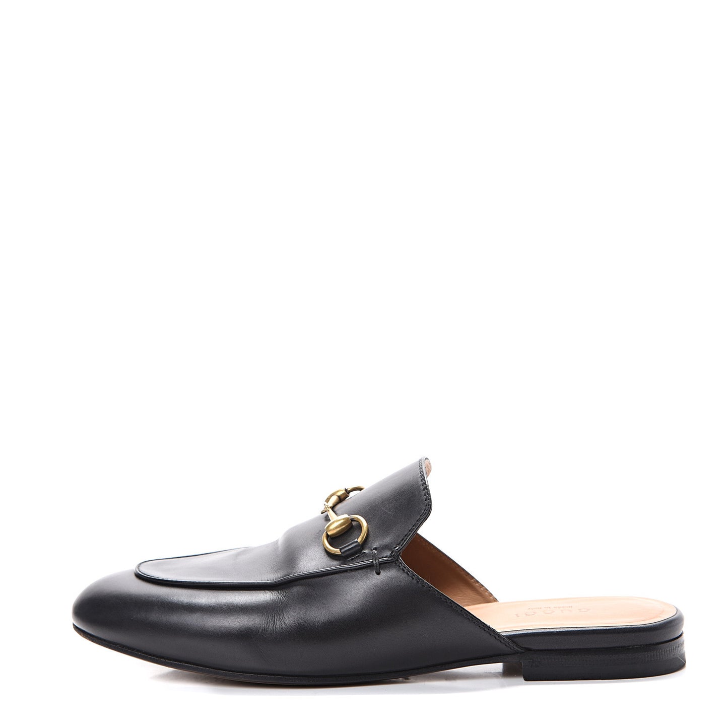 Calfskin Womens Princetown Slippers 36 Black