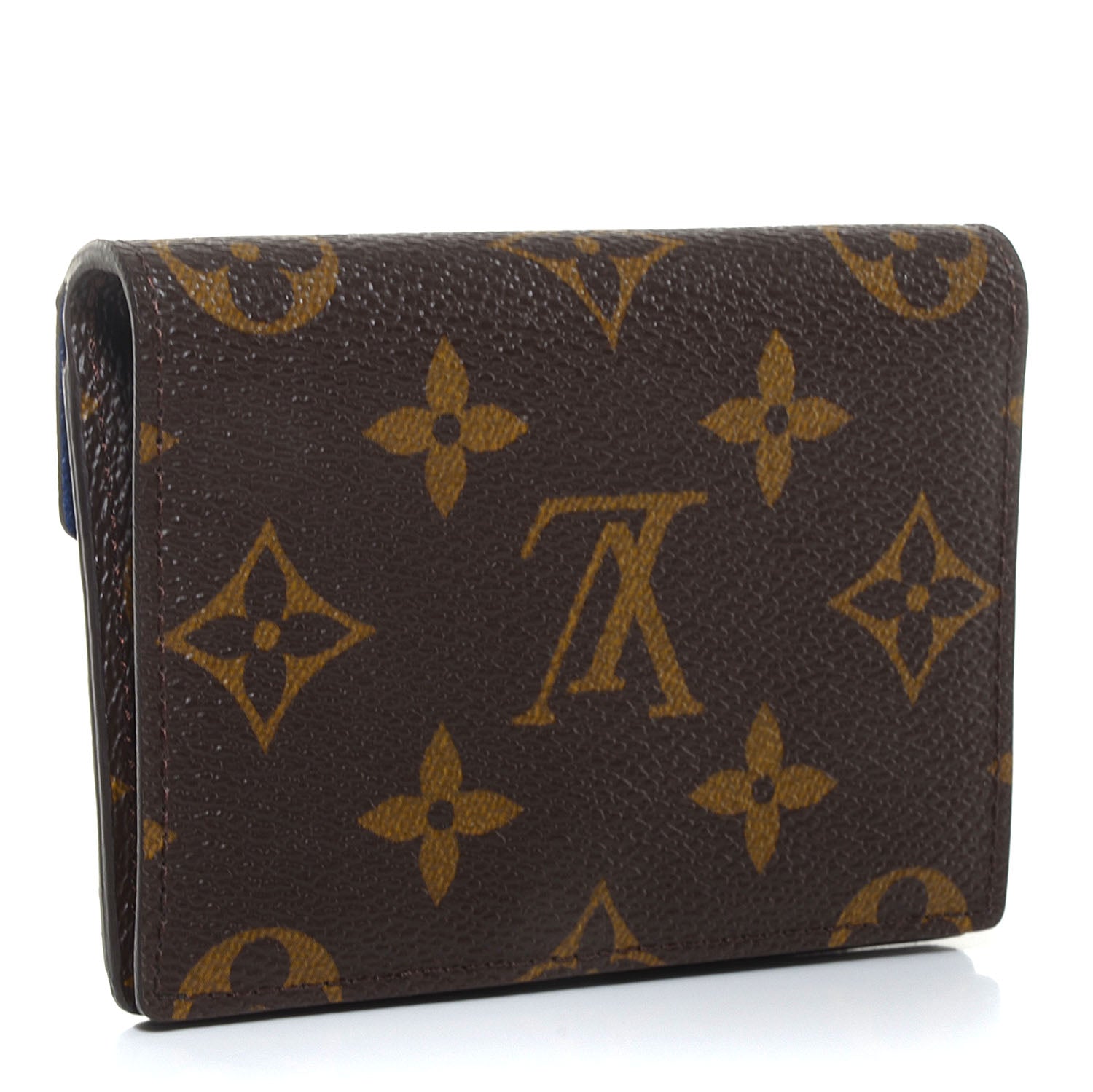 Louis Vuitton Monogram Compact Marie Wallet Blue 3 of 7