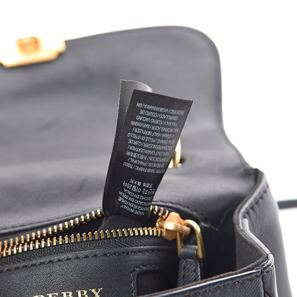Burberry Trench Calfskin Small DK88 Top Handle Bag Black 7 of 12