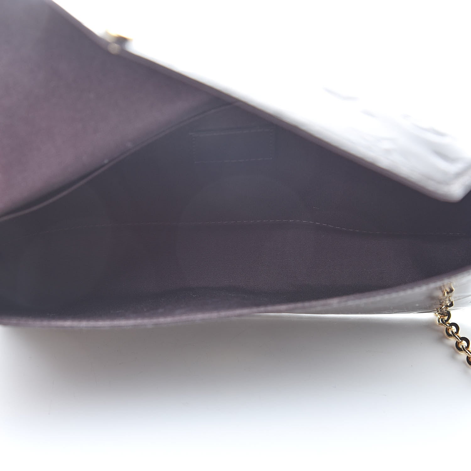 Louis Vuitton Vernis Pochette Felicie Chain Wallet Amarante 6 of 15