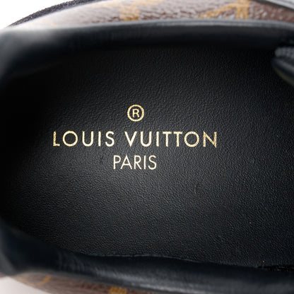 Louis Vuitton Suede Monogram Run Away Sneakers 38 Black 7 of 9