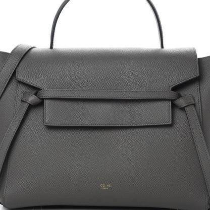 Celine Grained Calfskin Mini Belt Bag Grey 9 of 11