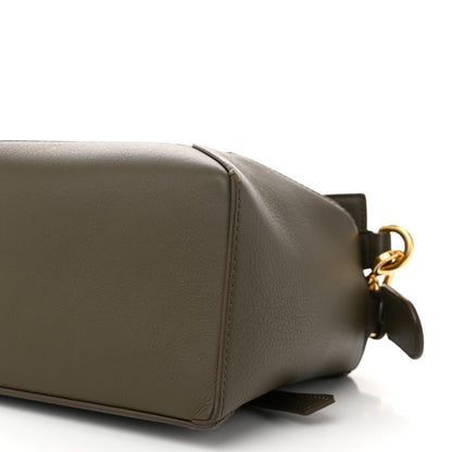 Loewe Calfskin Small Puzzle Edge Bag Dark Khaki Green 9 of 10
