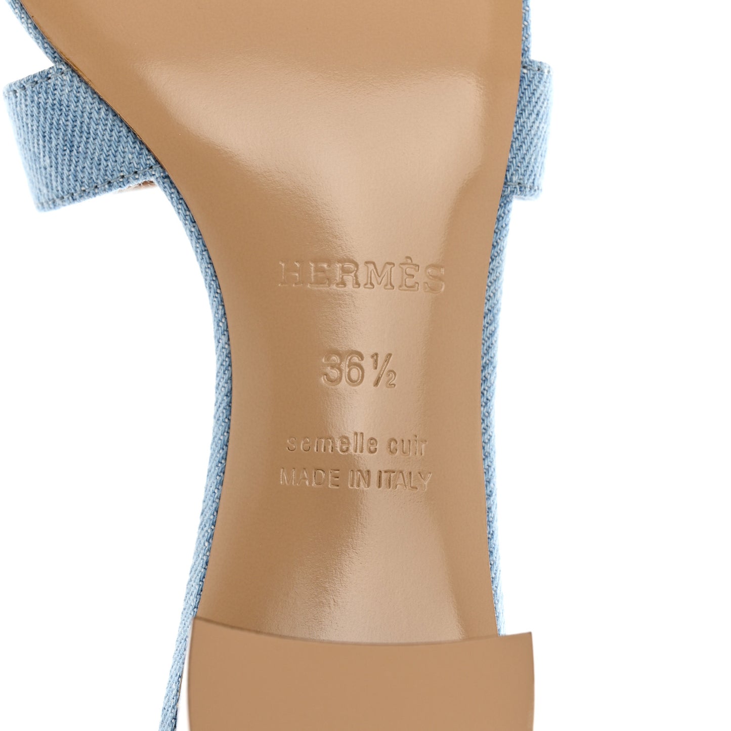 Denim Oasis Sandals 36.5 Bleu Clair