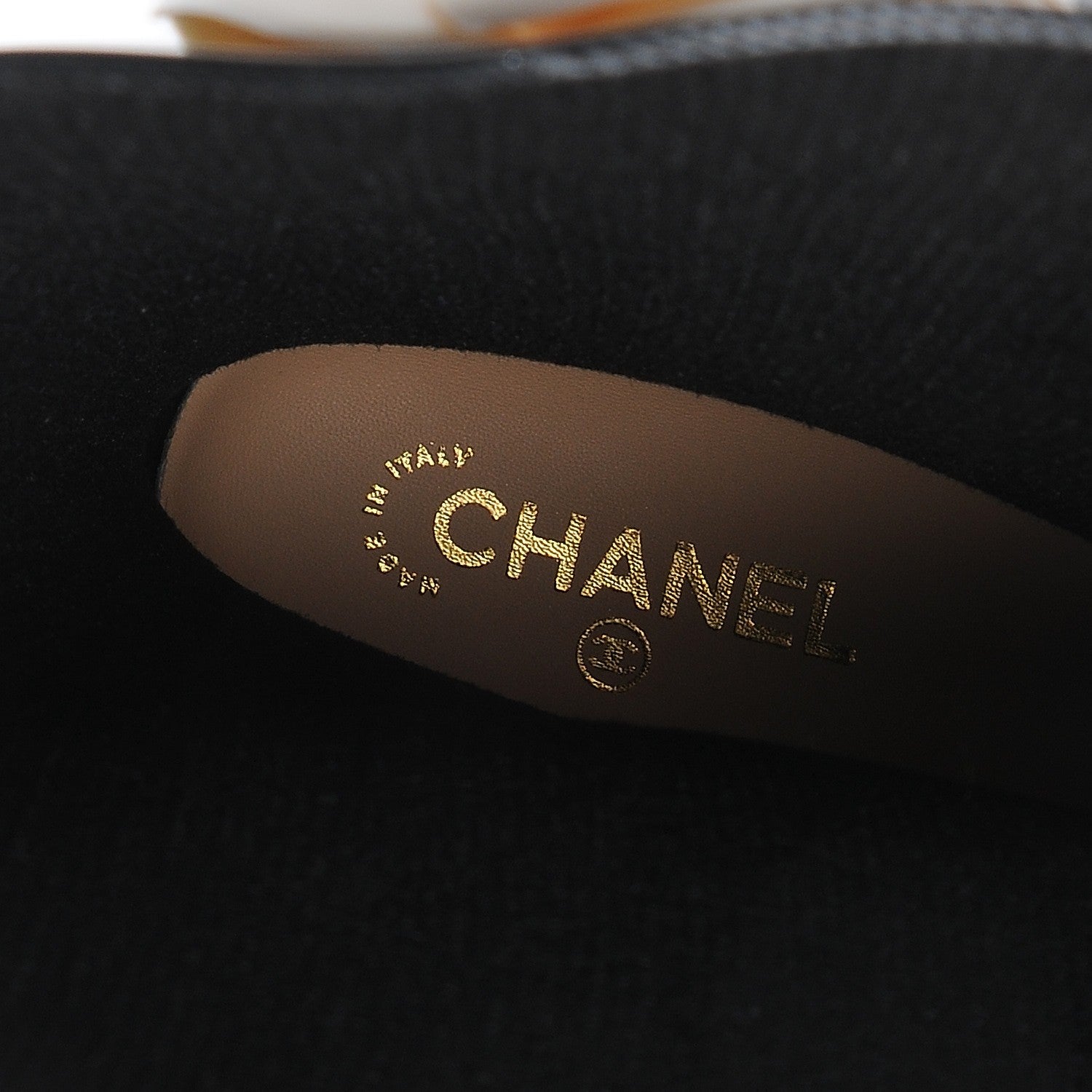Chanel Rubber Camellia Rain Boots 42 Black 7 of 8