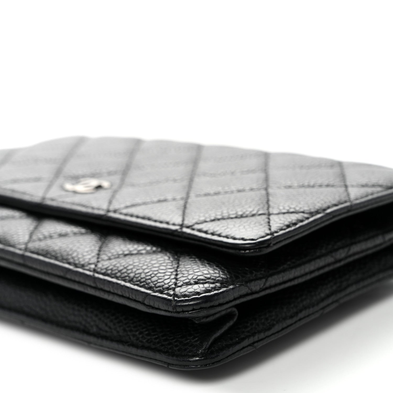 Chanel Caviar Quilted Wallet on Chain WOC Black 11 of 11