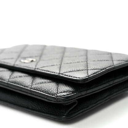 Chanel Caviar Quilted Wallet on Chain WOC Black 11 of 11