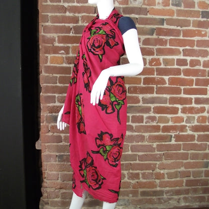 Louis Vuitton Monogram Roses Cashmere/Silk Scarf 2 of 8
