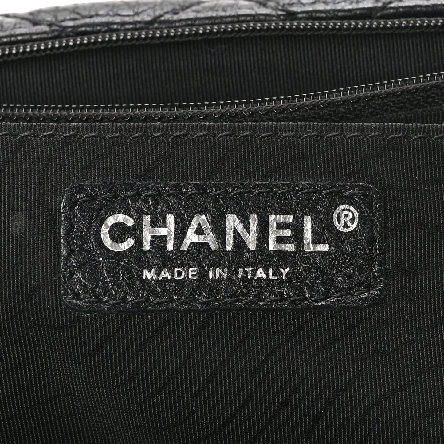 Calfskin Quilted Small XXL Travel Flap Bag Black