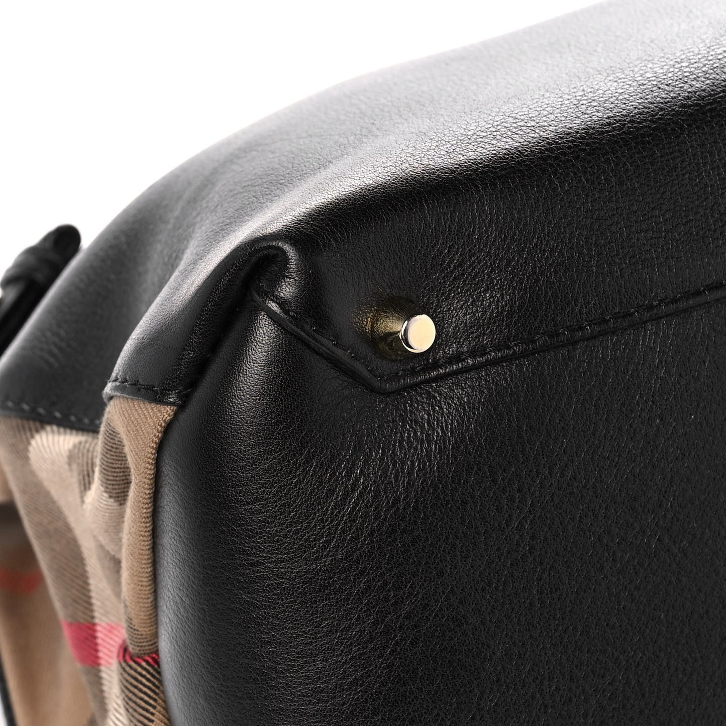 Smooth Calfskin Medium Sartorial Banner Tote Black
