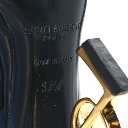 Saint Laurent Patent Opyum 110 Pumps 37.5 Black Gold 7 of 9