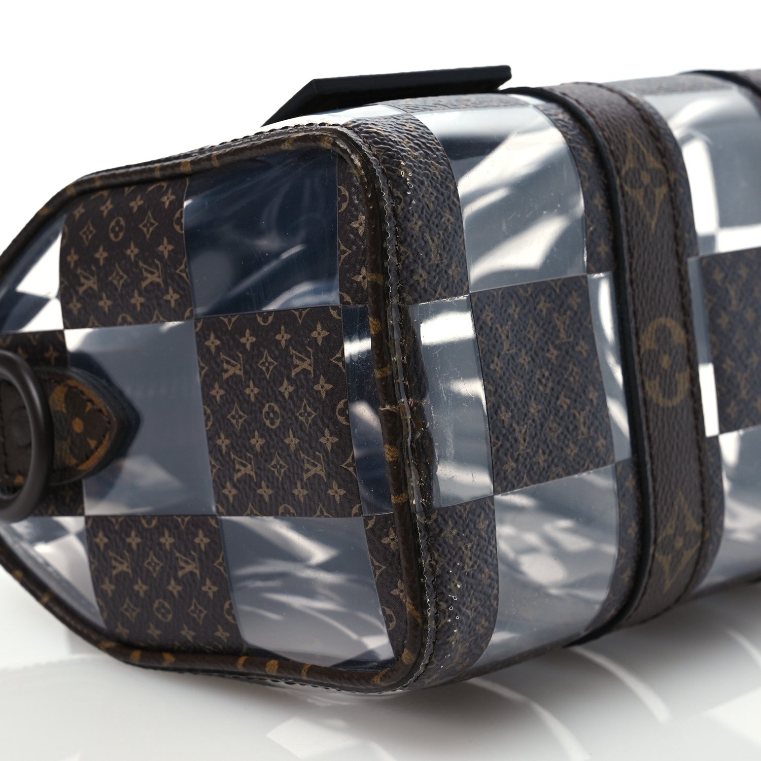 Louis Vuitton PVC Monogram Chess Keepall Bandouliere 25 8 of 12